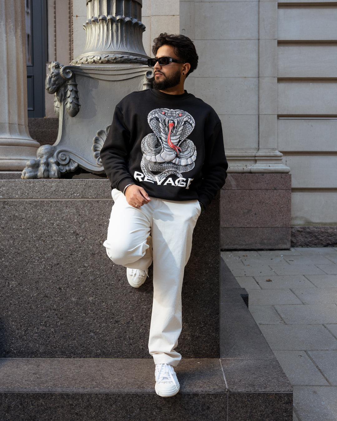 Snake Oversized Crewneck