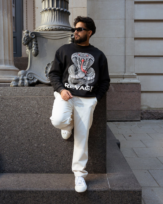 Snake Oversized Crewneck