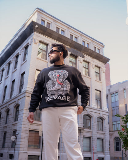 Snake Oversized Crewneck